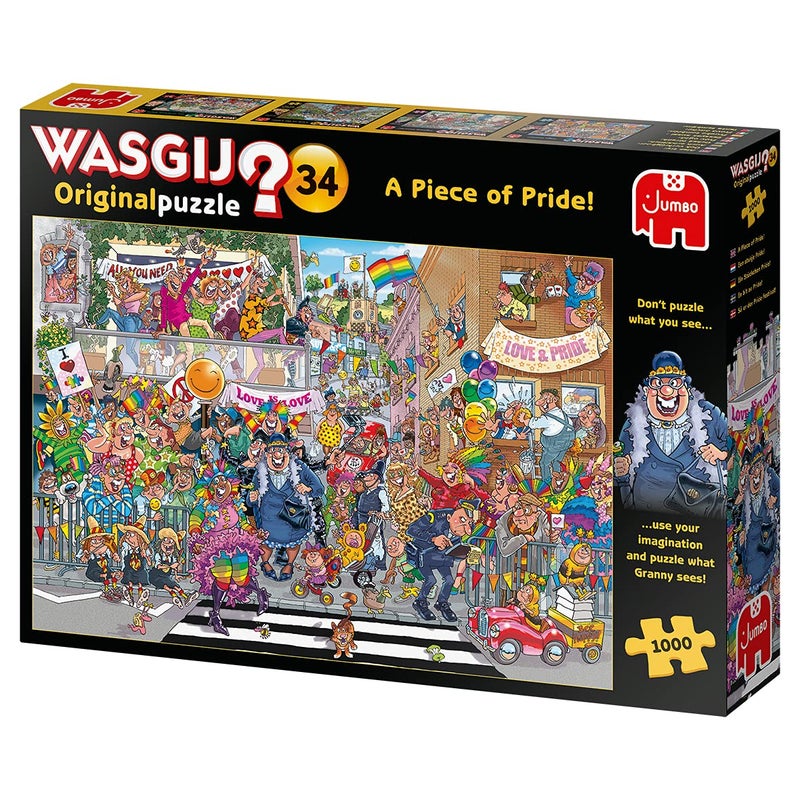 Jumbo, Wasgij, Retro Original 34 - A Piece of Pride, Unique Collectable Jigsaw Puzzles for Adults, 1,000 Piece - Image 4